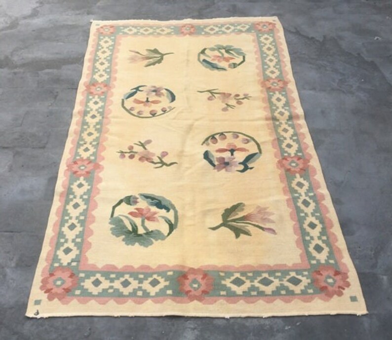 Afghan Kilim Rug Handmade Rug Hand Knotted Rug Area Rug Wool Kilim Rug Turkish Kilim Rug sales Oriental Rug Vintage Rug Flatweave Rug 151 x 89 cm