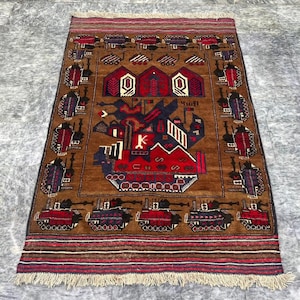 Afghan War Rug - Etsy