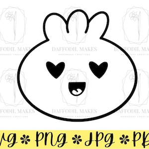 Heart Eyes Dumpling SVG File, SVG, Dumpling, Dumpling Svg, Kawaii Svg, Cute Food SVG, Food Svg, Bao Svg, Asian Food Svg, Cut File for Cricut