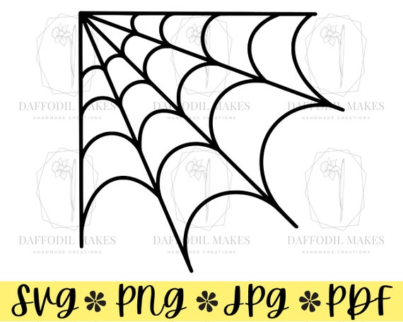 Corner Spider Web SVG File SVG Spider Web Web Svg Spooky - Etsy Hong Kong