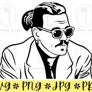 Johnny Depp Trial SVG File, Justice For Johnny, Johnny Depp Svg, Funny Svg, Mega Pint SVG, Johnny Svg, Clipart, SVG, Cut File for Cricut
