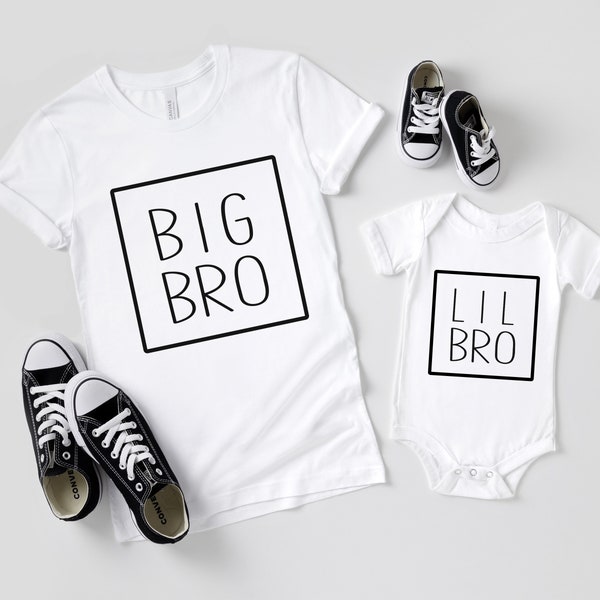 Big Brother Shirts, Little Brother Shirts, Big Bro Lil Bro Matching Shirts, Big Bro T-Shirt, Lil Bro T-Shirt