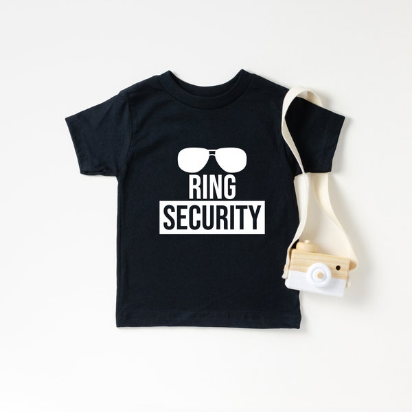 Ring Security, Ring Security Shirt, Ring Security Boys Shirt, Ring Security Gift, Bridal Party Shirts, Ring Bearer Shirt, Ring Bearer Gift