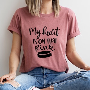 Hockey Shirt, Game day shirt, Hockey Team Gifts, Woman Hockey Shirt, Hockey Season Tee, Hockey Mom Shirt, Hockey Lover Shirt, Sport Shirt
