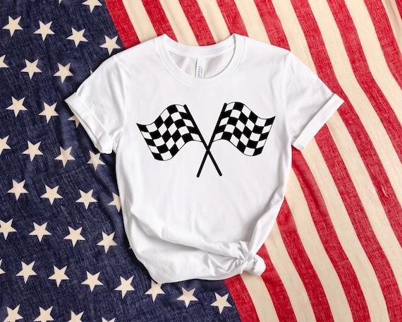 Checkered Flag Shirt, Race Life Motor Racing Sports Shirt