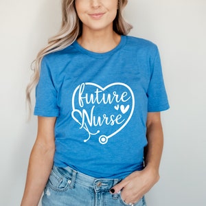 Future Nurse Shirt, Nursing School Shirt, Nursing Student Shirt, Gift for Student Nurse, Nurse Stethoscope Shirt, Registered Nurse Shirt