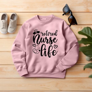 Krankenschwester im Ruhestand Shirt, niedliches Krankenschwester im Ruhestand Shirt, , Rentner Party Shirt, Krankenschwester Geschenk, Ruhestandsgeschenk für Krankenschwester, Retro Krankenschwester im Ruhestand T-Shirt