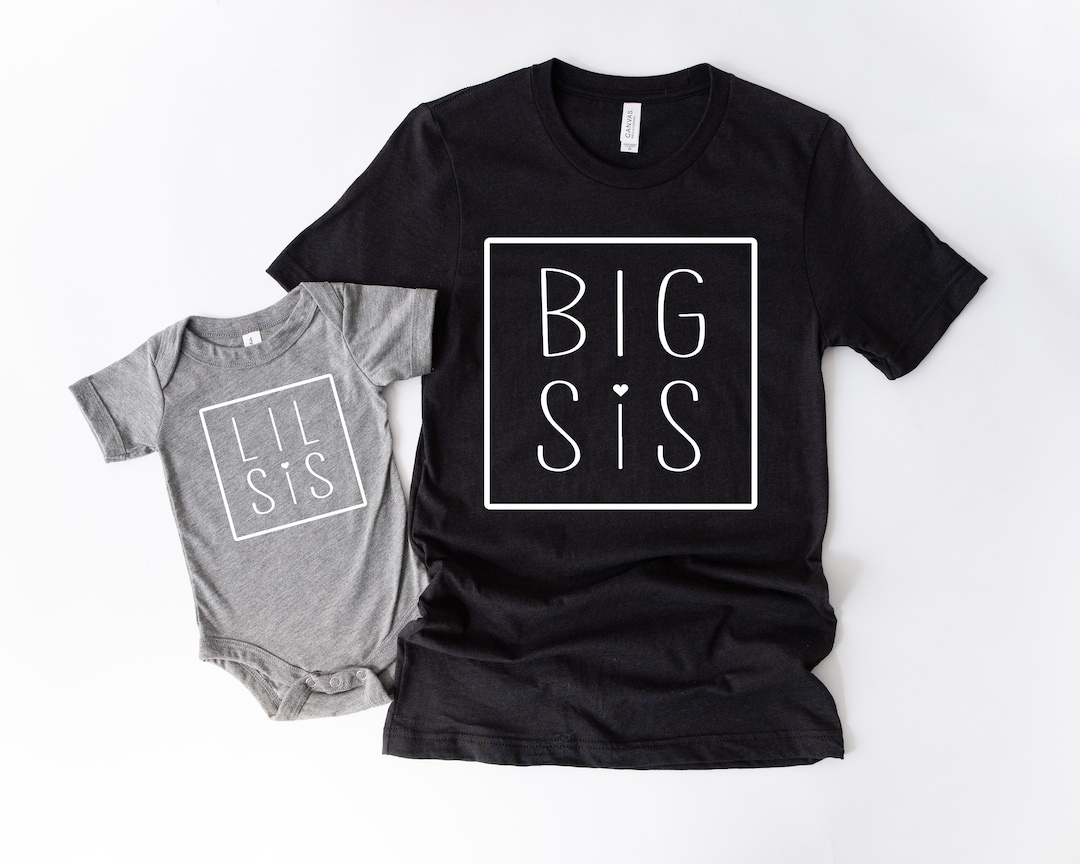 Big Sister Shirts, Little Sister Shirts, Big Sis Lil Sis Matching
