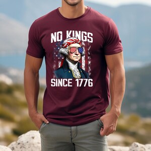 No Kings In America Shirt, Rejecting Kings Since 1776 Shirt, No Kings Shirt, Anti Authoritarianism Shirt, Pro Democracy Shirt, Resist Shirt