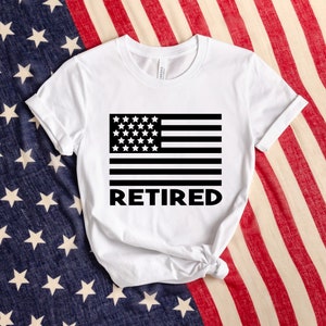 USA Flag Army Veteran Shirt, Veteran Sweatshirt, Patriotic Shirt, Retired United States Armed Forces Tee, American Military Gift