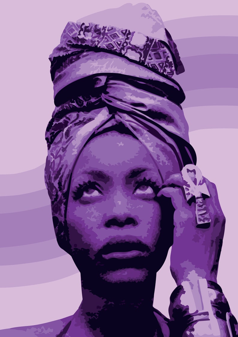 Erykah Badu Print Modern Art Poster Music Poster Etsy