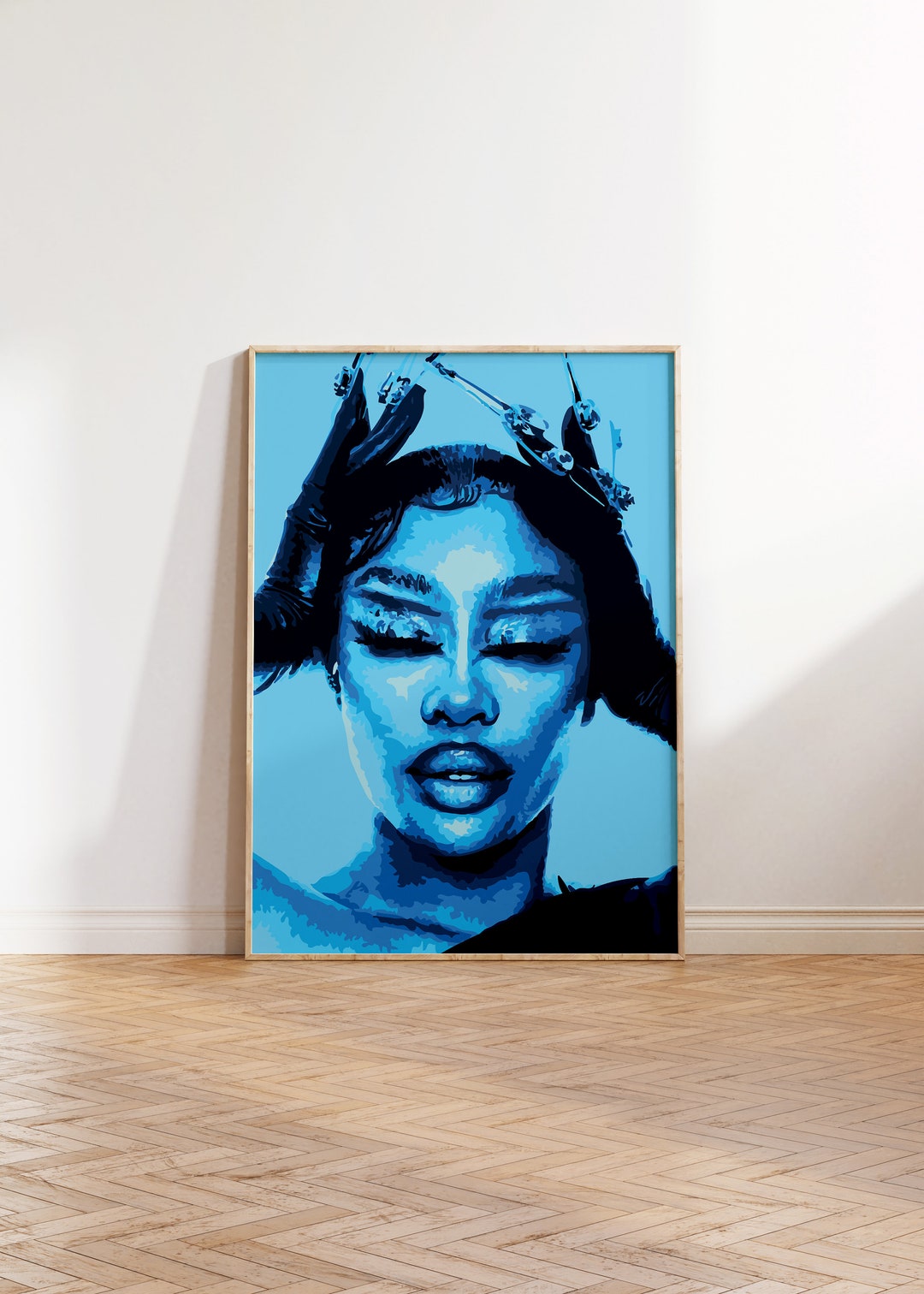 SZA Print SZA SOS Music Art Print Modern Colourful Art Etsy