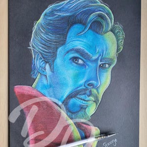 Benedict Cumberbatch - Doctor Strange Coloured Print
