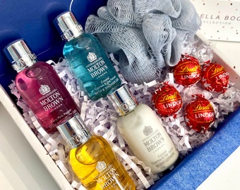 Luxury Molton Brown Gift Box - Hug In A Box - Personalised - Thinking of You - Pamper Box for Her - Wife - Sister - Grandma- Someone Special