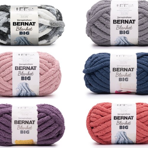 Bernat Blanket Big Soft Chenille Yarn Chunky Yarn Soft Chunky Etsy UK