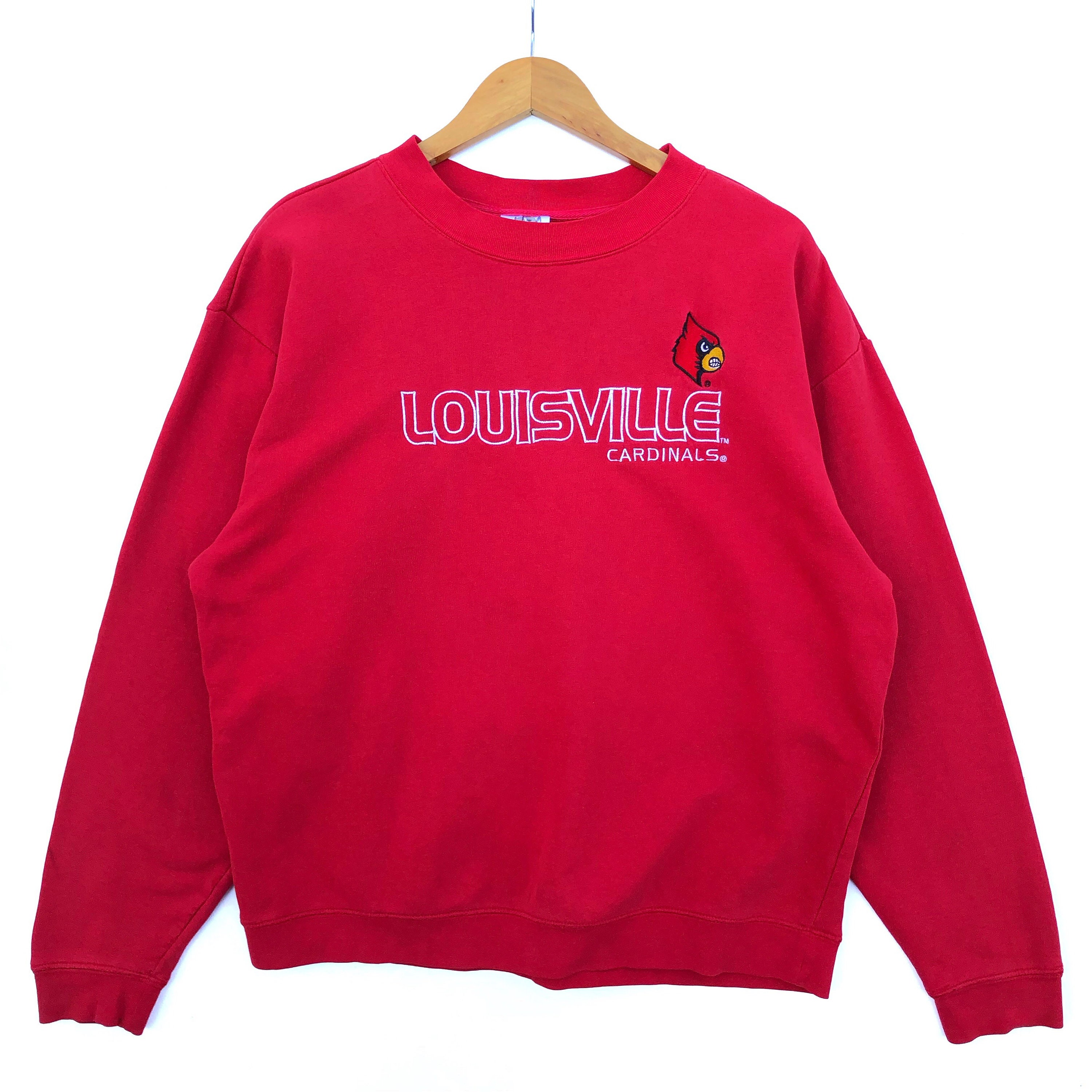 Adidas University Of Louisville Cardinals Crewneck Sweatshirt Men