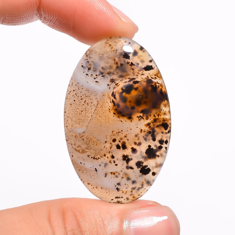 Attractive Top Grade Quality 100/% Natural Montana Agate Oval Shape Cabochon Loose Gemstone For Making Jewelry 42 Ct 40X25X5 mm H-1886