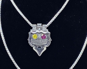 Sport in Sapphires Pittsburgh Crest (Hanger Ketting)