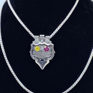 Sports in Sapphires Pittsburgh Crest (Pendant Necklace)