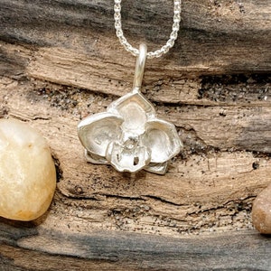 Necklace - Orchid - Sterling Silver Pendant