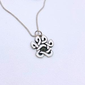 Pawprint Necklace - "Cara" - Sterling Silver Pendant