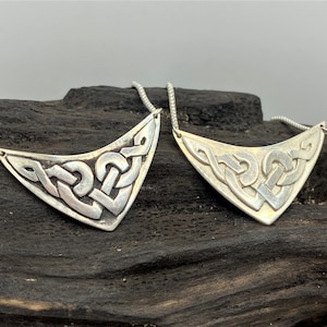 Shieldmaiden Celtic Necklace - Sterling Silver