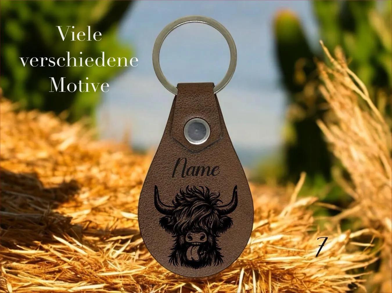 YARNOW 6-tlg. Bauernhof Fahrzeug Schlüsselanhänger - Niedliche Tier-Spielzeug Anhänger