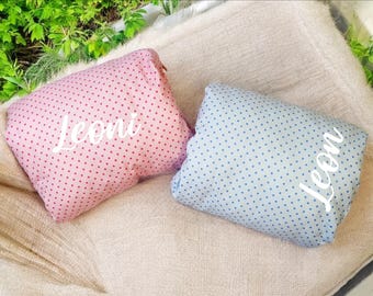 Mini nursing pillows, nursing pillows, pillows, personalized with names or birth details