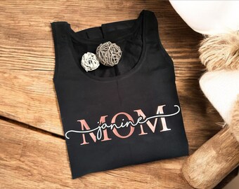 Transferência termocolante: MÃE, Pai, Avó, Avô, Nome, Letras, Personalizável