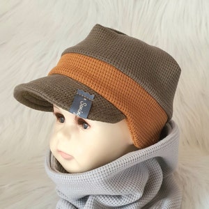 Otoño/Invierno Gorro con visera, gorro globo, gorro de punto gofre, gorra con visera, gorro, gorro de punto gofre, gorro de punto gofre,