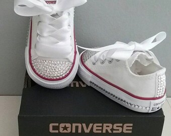 bling baby converse shoes