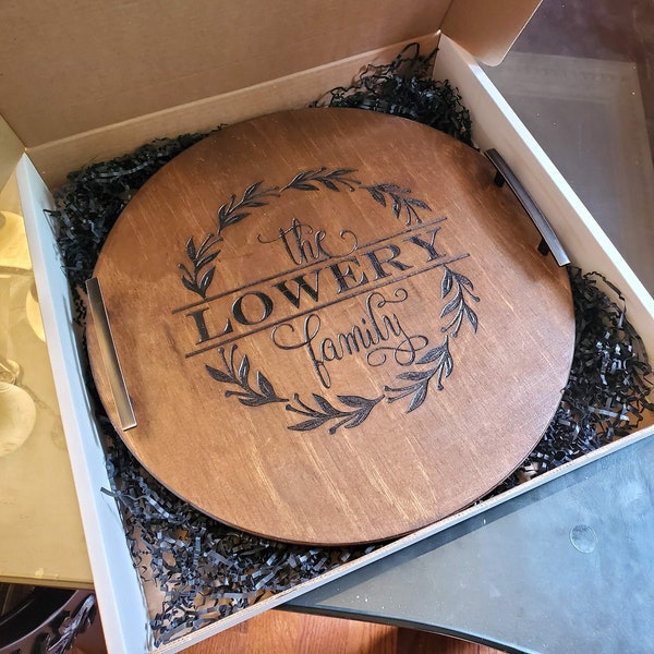 Custom Serving Tray / Engraved Serving Tray