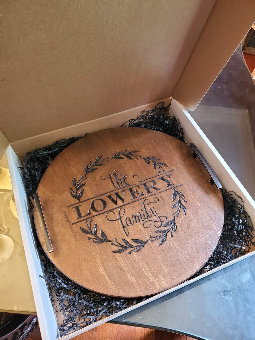 Custom Serving Tray / Engraved Serving Tray Etsy