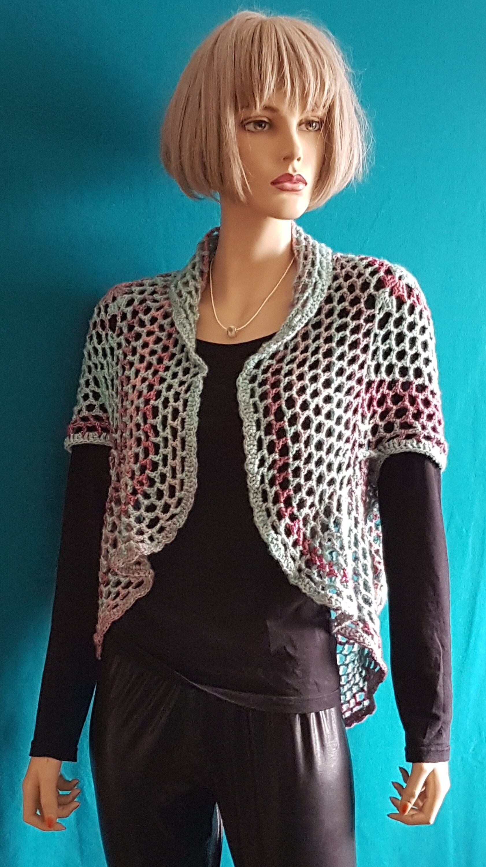 mint green bolero jacket