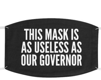 Black 5pcs This mask is as useless as our governor Black 5pcs This mask is as useless as our governor