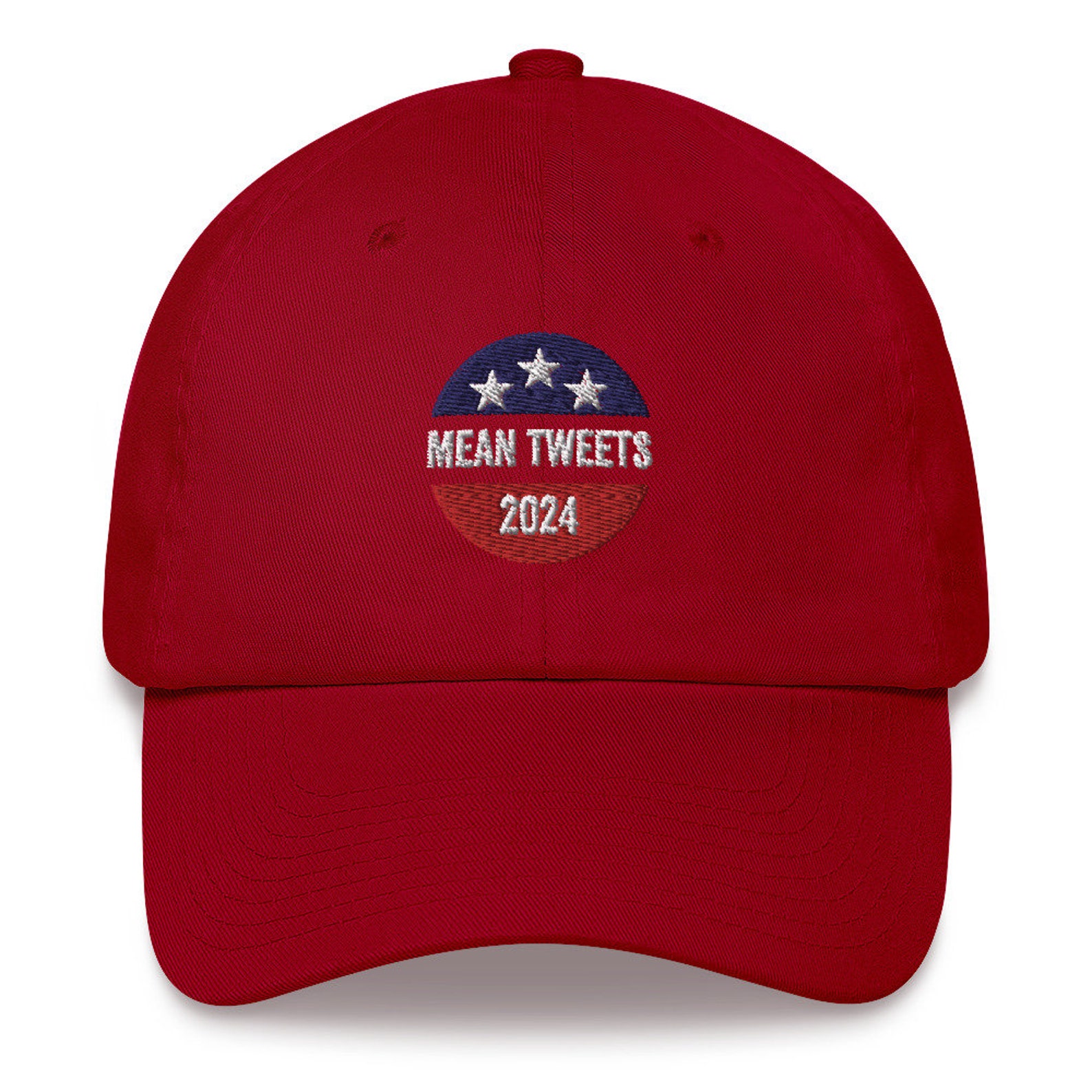Mean Tweets 2024 Embroidered Dad Hat Trump 2024 Etsy