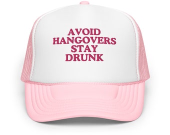 Grappige Trucker Hat voor vrouwen geborduurd, dag drinken, Bachelorette Party Hat, Funny Saying Hat, Summer Hat, Cadeau voor haar, College Humor,