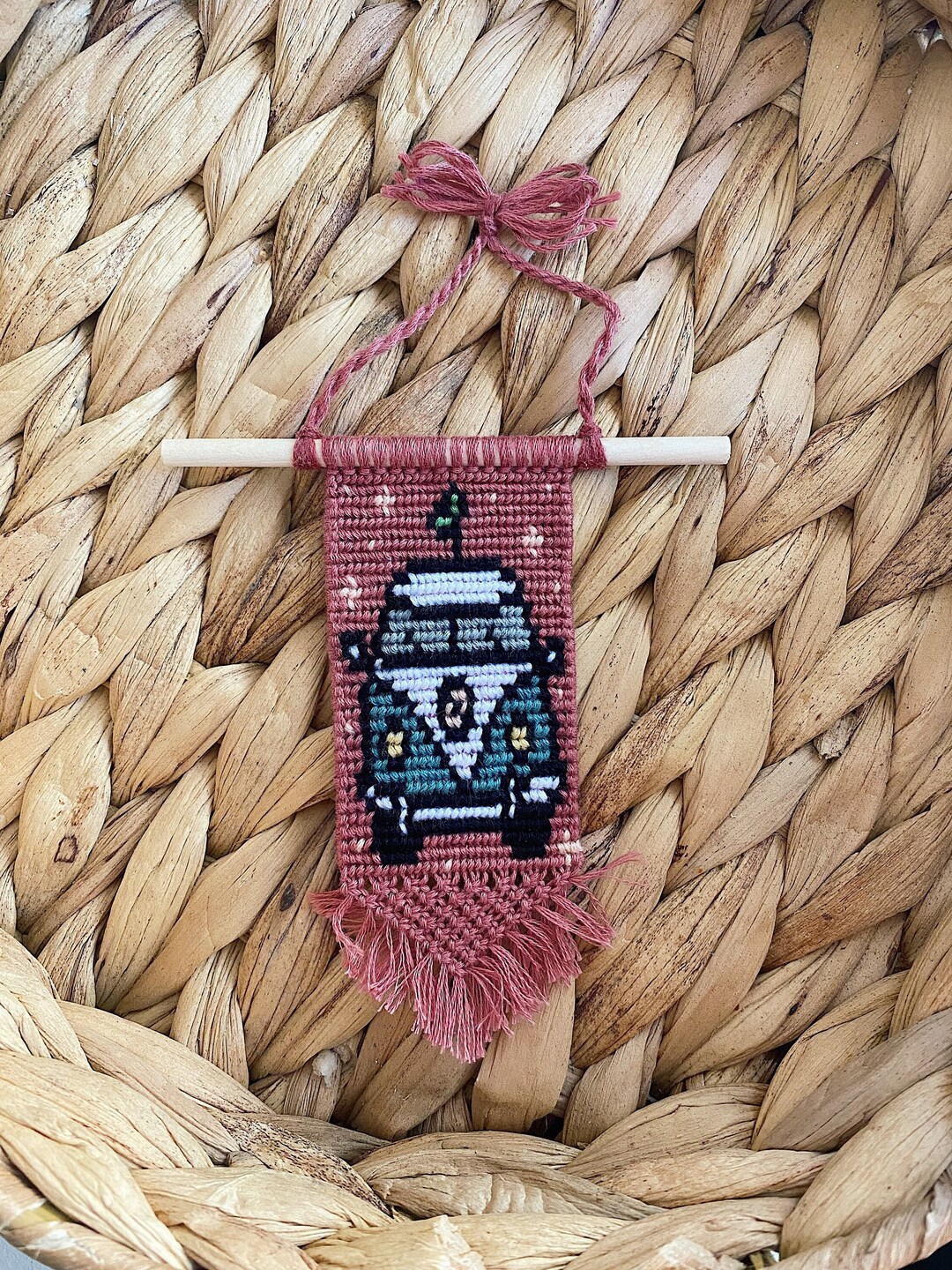 Groovy Volkswagen Bus Wall Hanging Handmade Friendship Etsy