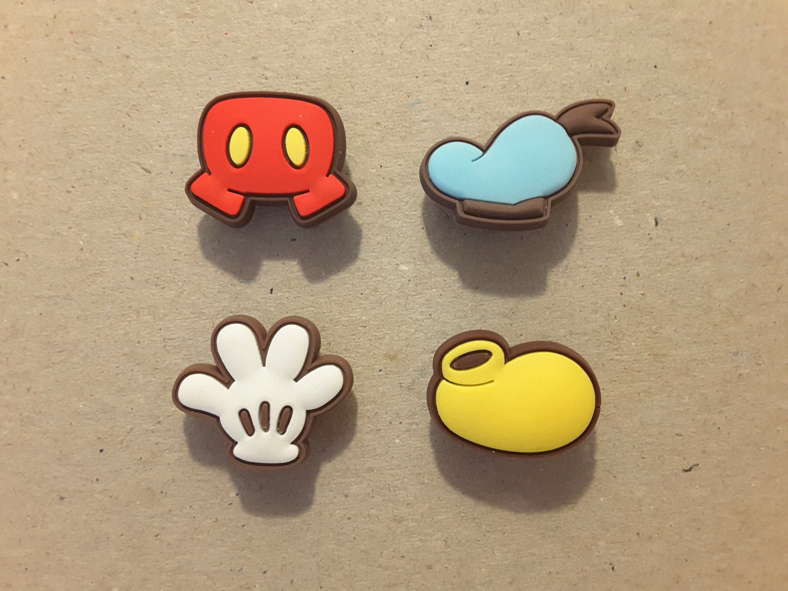 4 stuks 2D PVC schoen charms GL149 Etsy