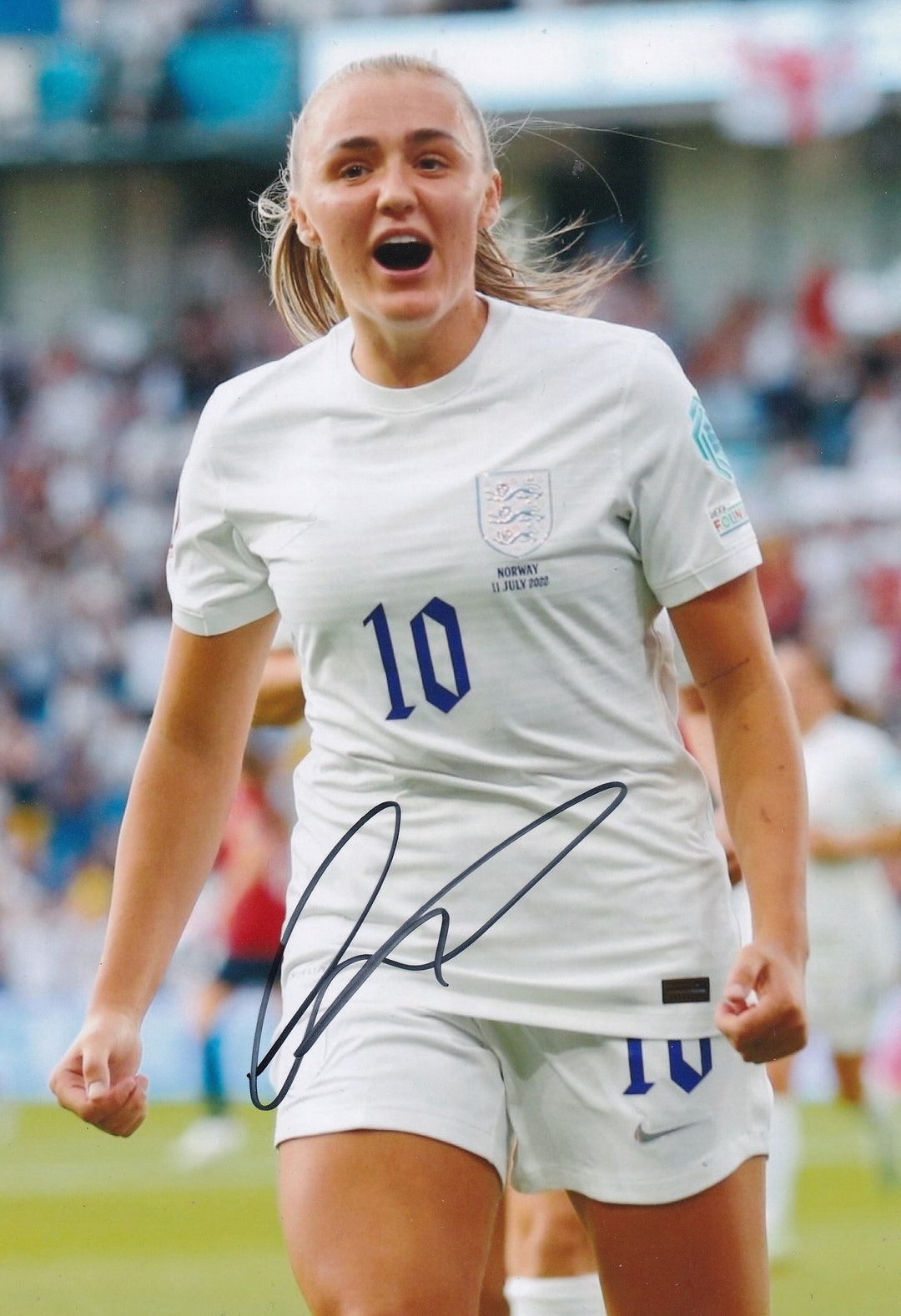football-georgia-stanway-hand-signed-12x8-inch-photograph-england-women