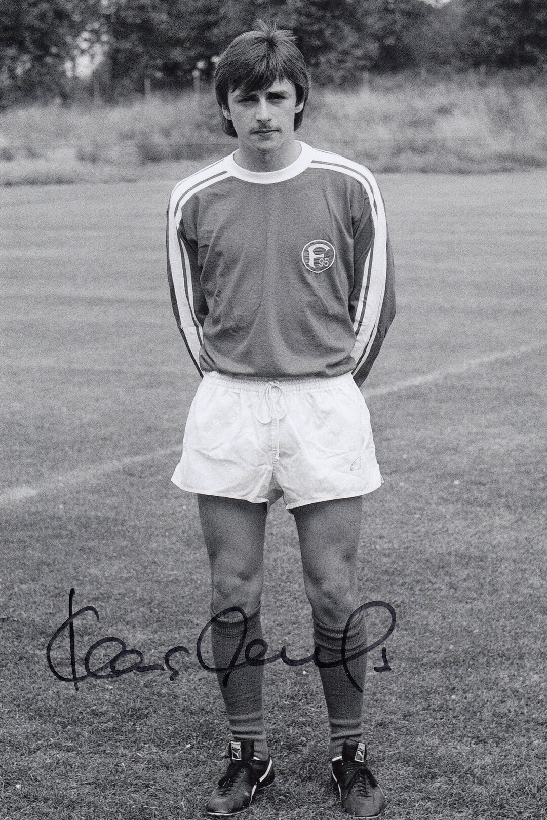 Football Klaus Allofs Hand Signed 12x8 Inch Photograph Fortuna