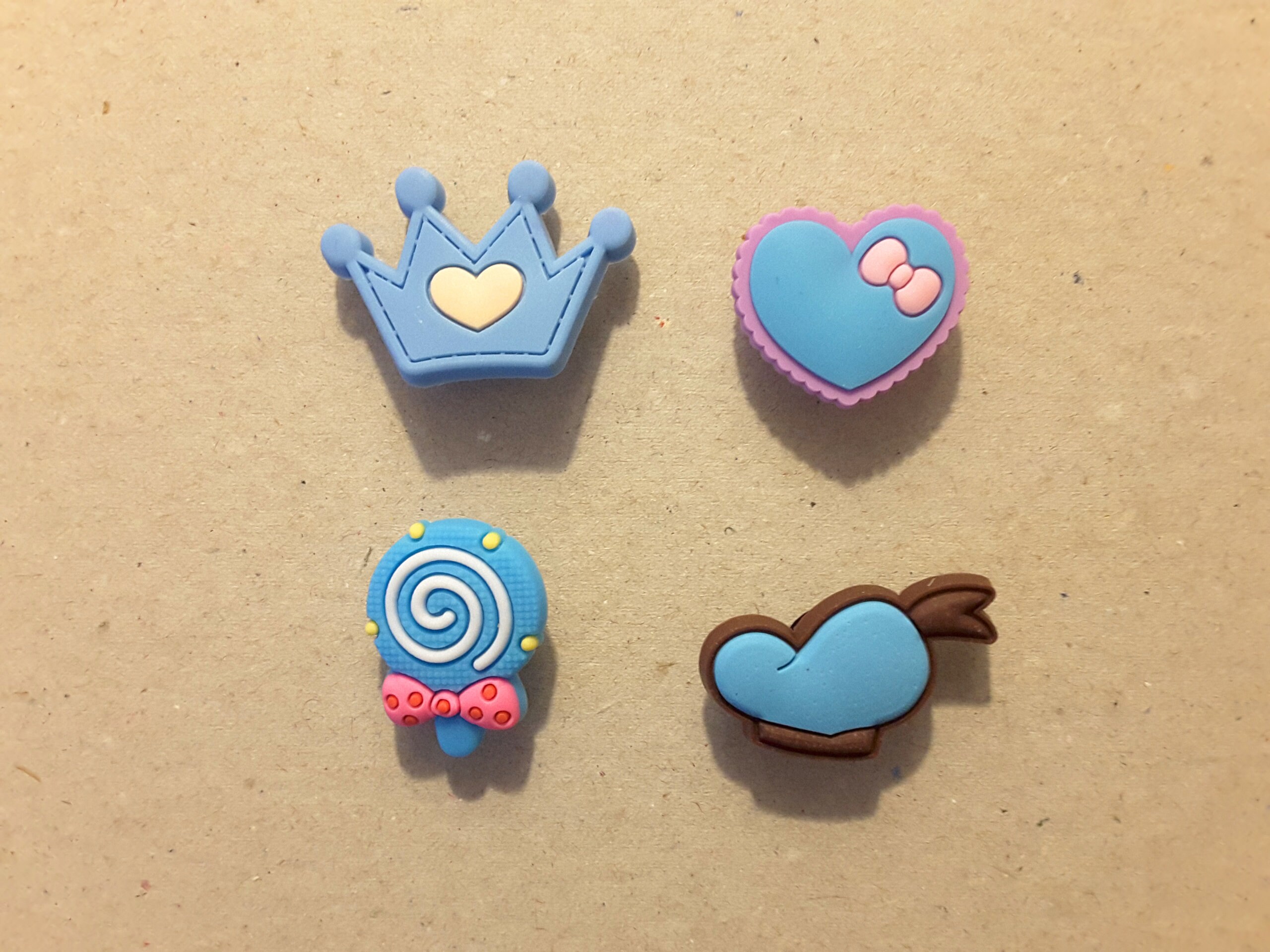 4pcs 2D PVC Shoe Charms GL199 Etsy