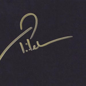 Astronaut - Space - Tim Peake - Handsignierte 6 x 4 Zoll schwarze Karte - COA