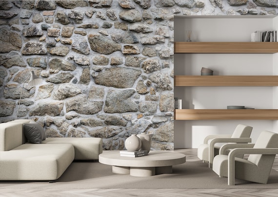 Peel and stick stone wallpaper deals