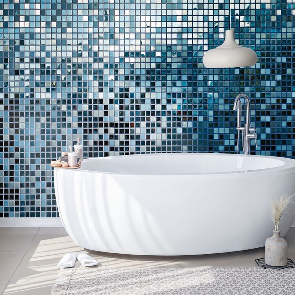 Self Stick Wallpaper Squares Etsy