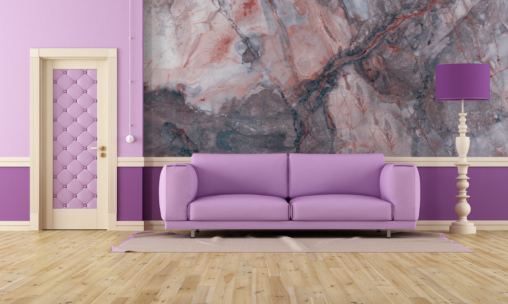 Natural Marble Stone Wallpaper Pink Marble self Adhesive - Etsy