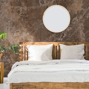Brown marble stone wallpaper [Self Adhesive, Peel & Stick, Removable]