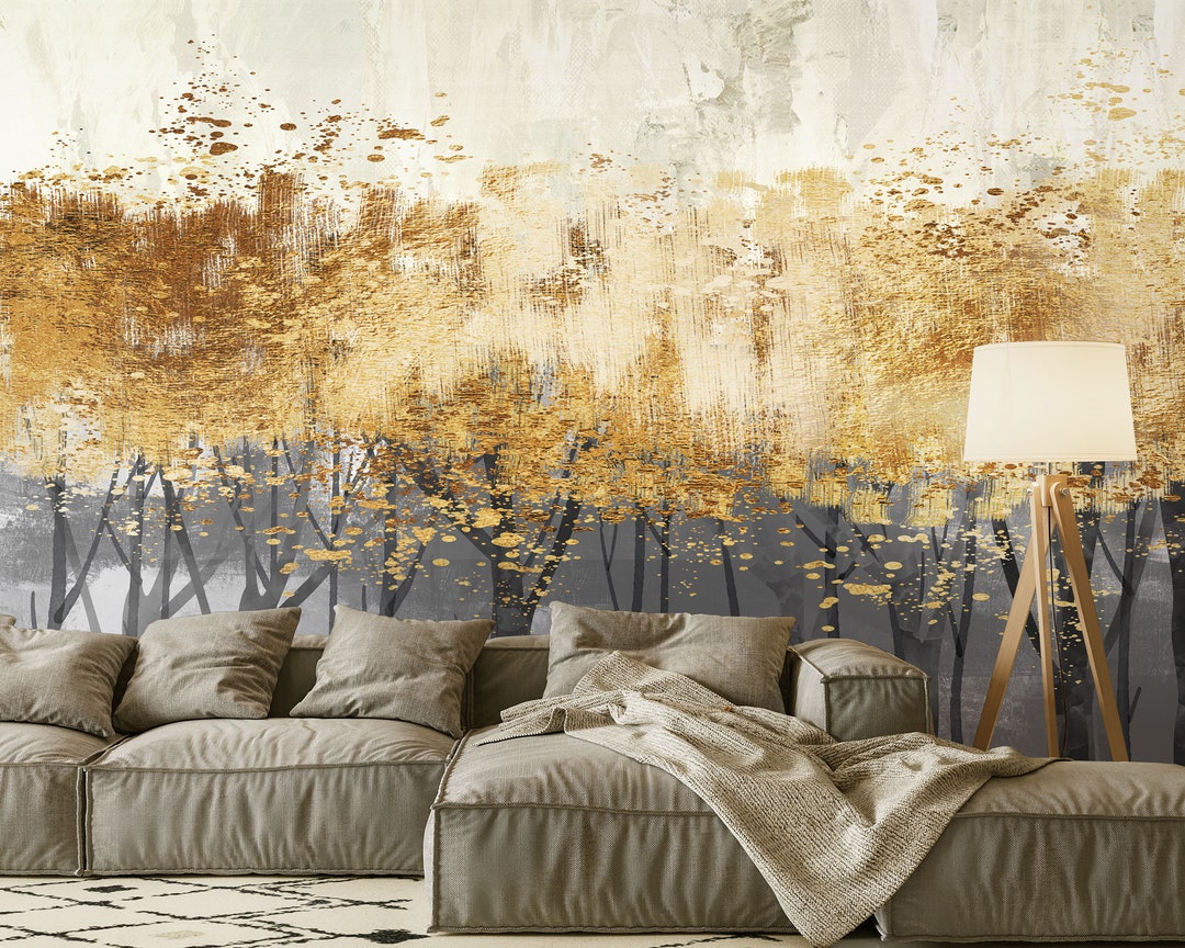 Abstract Wallpaper, Watercolor Art [peel and Stick (self Adhesive) or ...