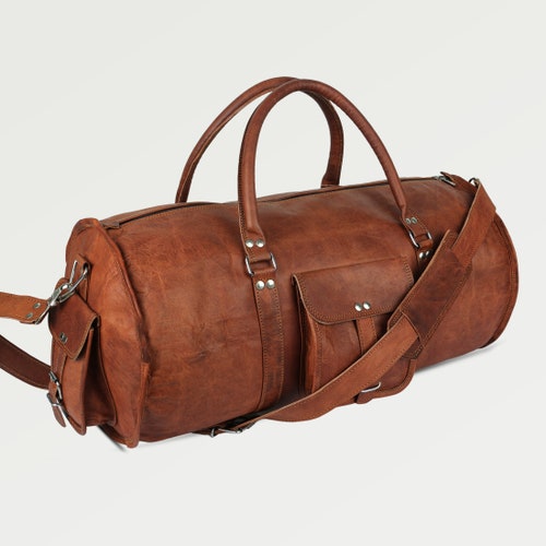 Personalized Leather Duffle Bag Men,Weekender Bag Men,Leather Weekend Bag,Leather Holdall, Vacation Duffel, Overnight shops Bag, Monogram bag