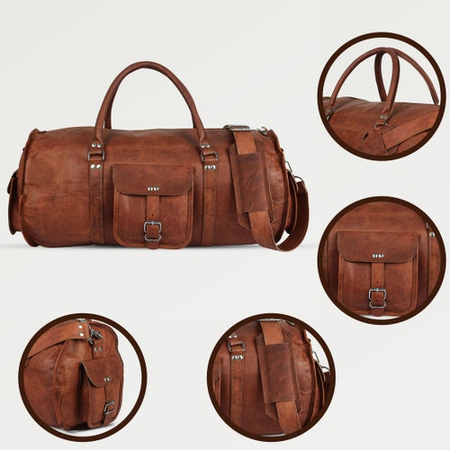 Personalized Leather Duffle Bag Men,Weekender Bag Men,Leather Weekend Bag,Leather Holdall, Vacation Duffel, Overnight shops Bag, Monogram bag